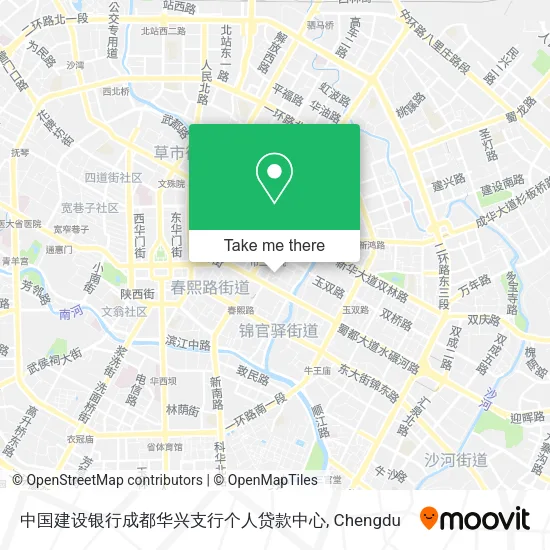 中国建设银行成都华兴支行个人贷款中心 map