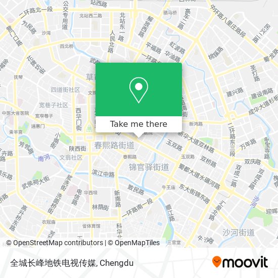 全城长峰地铁电视传媒 map