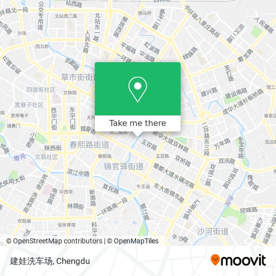 建娃洗车场 map
