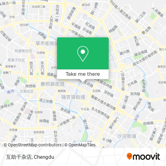 互助干杂店 map