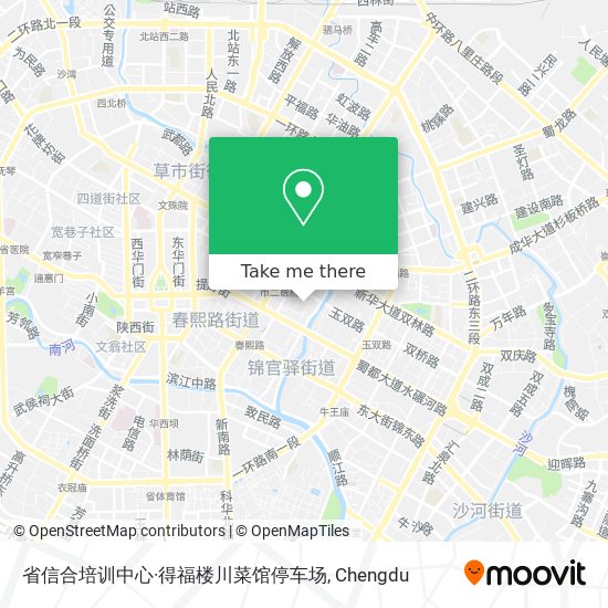 省信合培训中心·得福楼川菜馆停车场 map