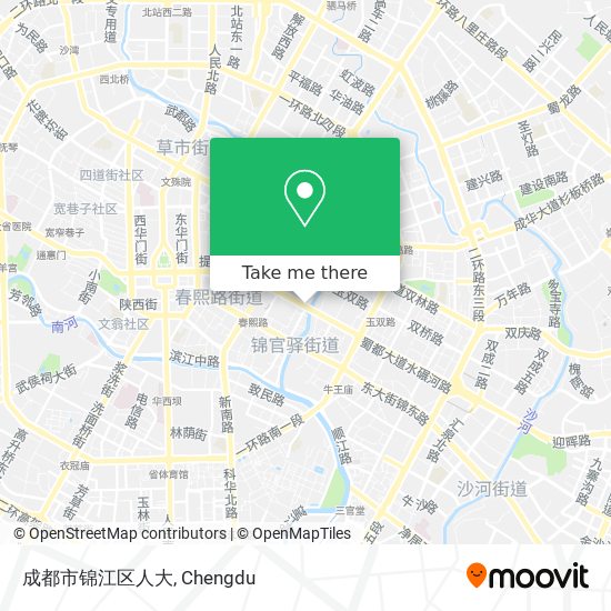 成都市锦江区人大 map