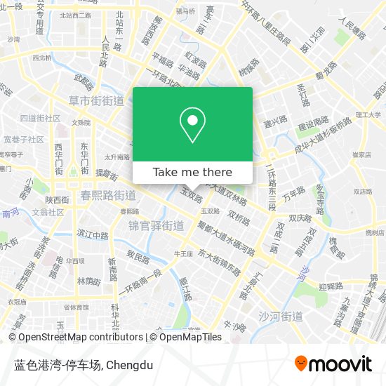 蓝色港湾-停车场 map