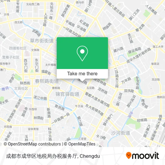 成都市成华区地税局办税服务厅 map