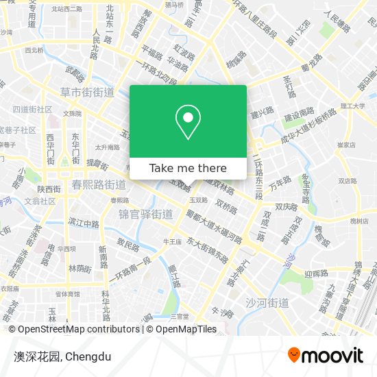 澳深花园 map