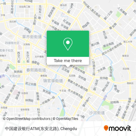 中国建设银行ATM(东安北路) map