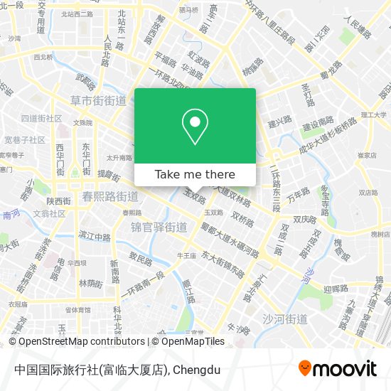 中国国际旅行社(富临大厦店) map