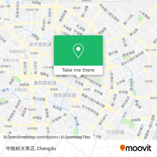 华顺鲜水果店 map