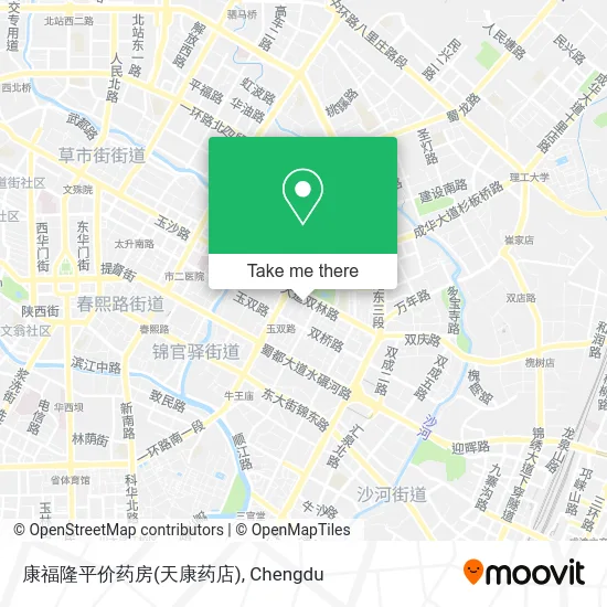康福隆平价药房(天康药店) map