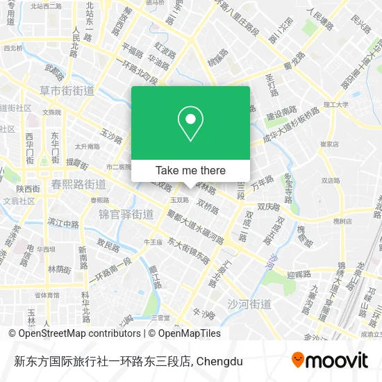 新东方国际旅行社一环路东三段店 map