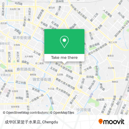 成华区菜篮子水果店 map