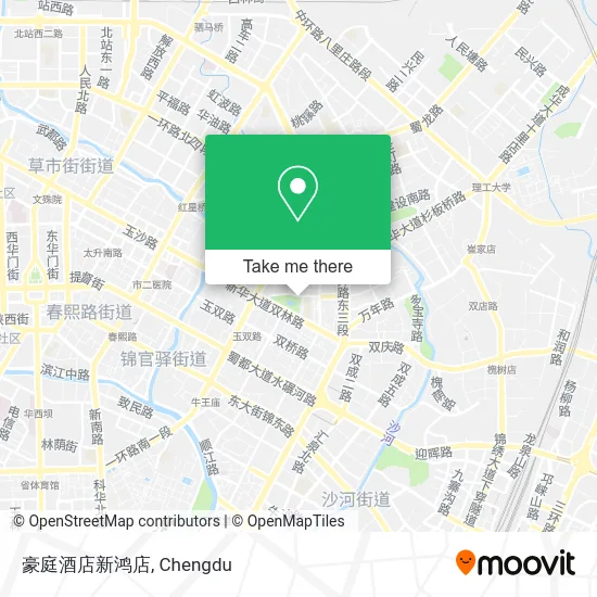 豪庭酒店新鸿店 map