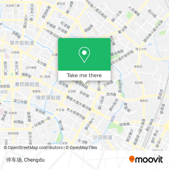 停车场 map