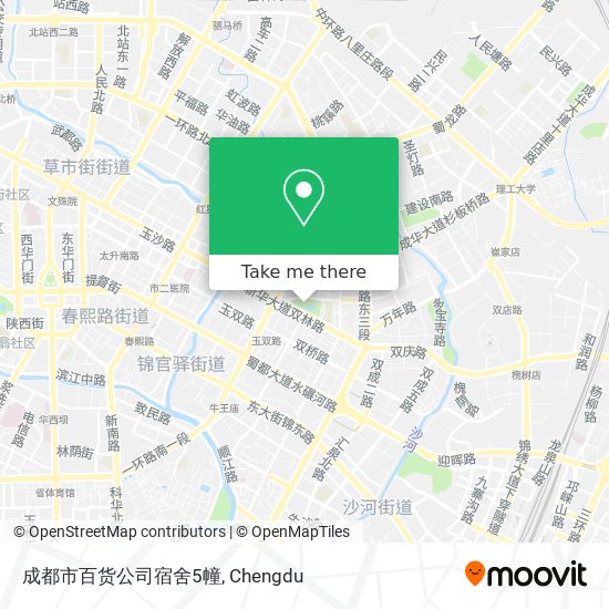 成都市百货公司宿舍5幢 map