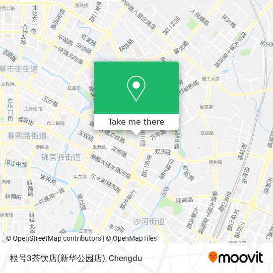 根号3茶饮店(新华公园店) map