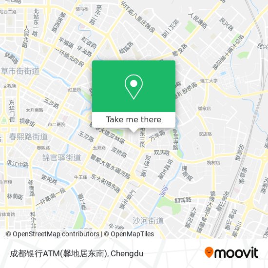 成都银行ATM(馨地居东南) map