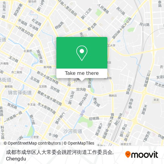 成都市成华区人大常委会跳蹬河街道工作委员会 map