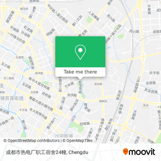 成都市热电厂职工宿舍24幢 map