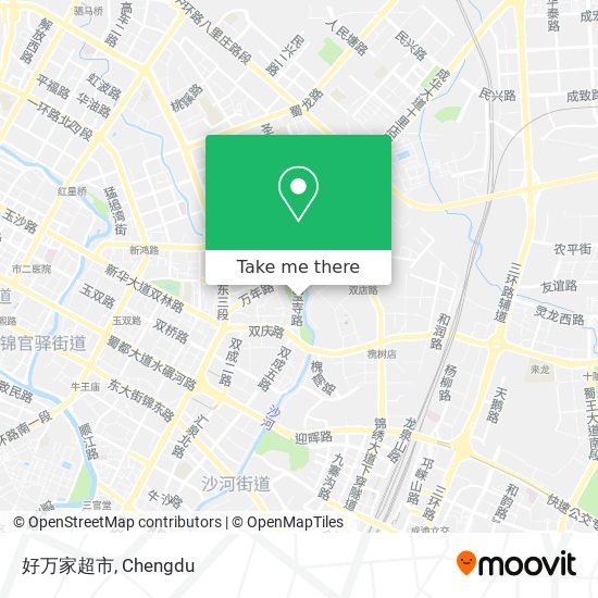 好万家超市 map