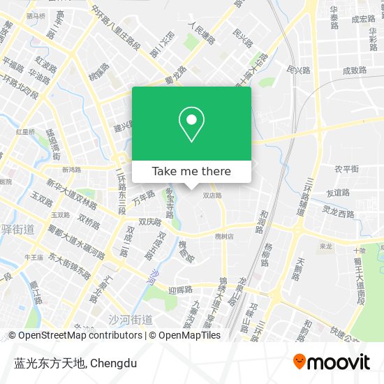 蓝光东方天地 map