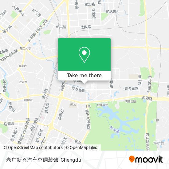 老广新兴汽车空调装饰 map