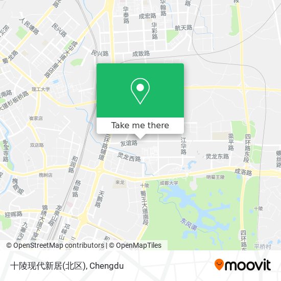 十陵现代新居(北区) map
