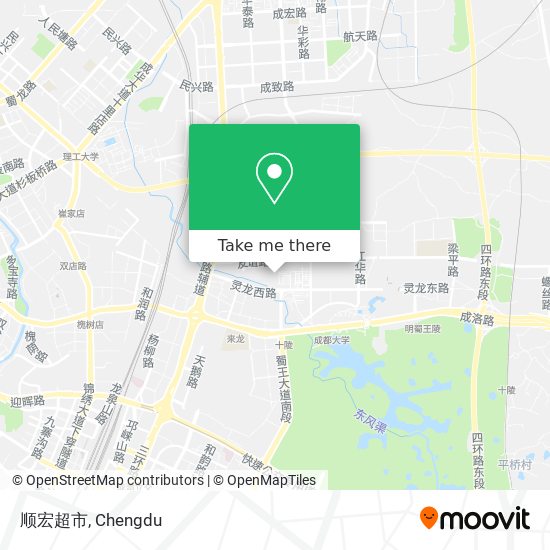 顺宏超市 map