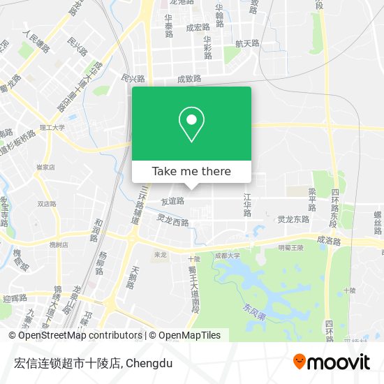 宏信连锁超市十陵店 map