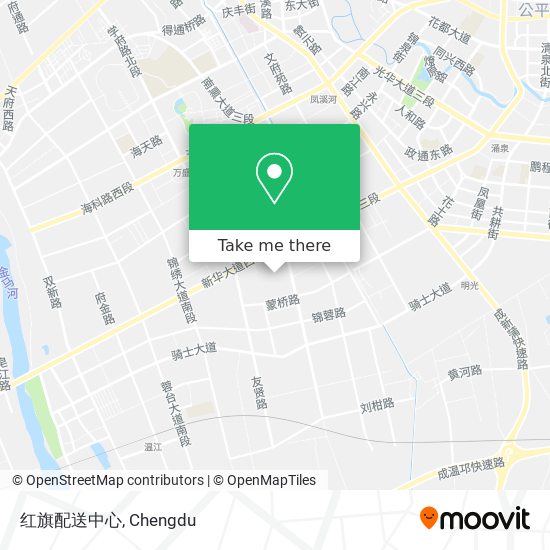 红旗配送中心 map