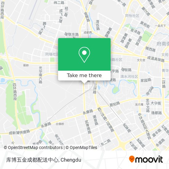 库博五金成都配送中心 map