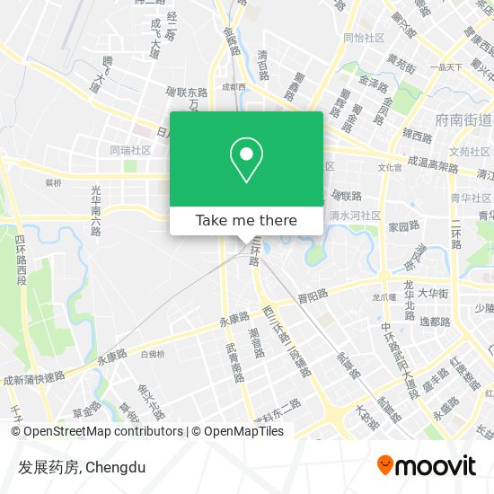 发展药房 map