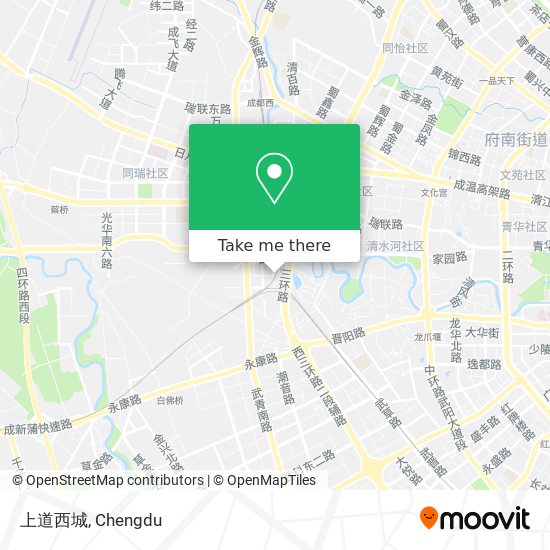 上道西城 map