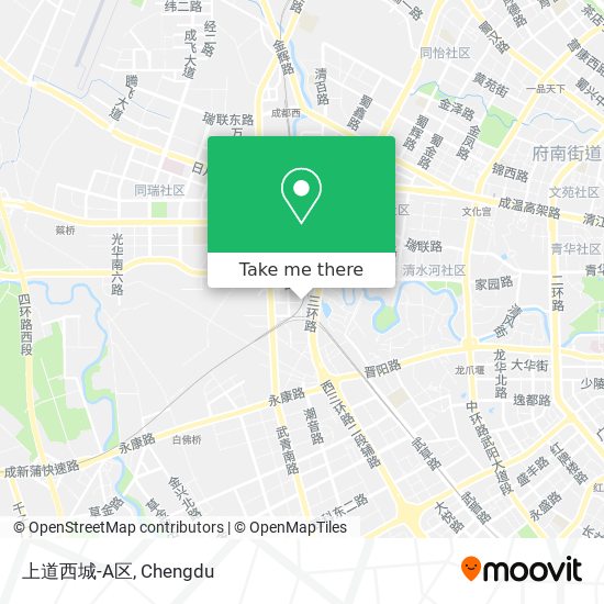 上道西城-A区 map