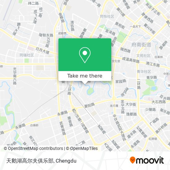 天鹅湖高尔夫俱乐部 map
