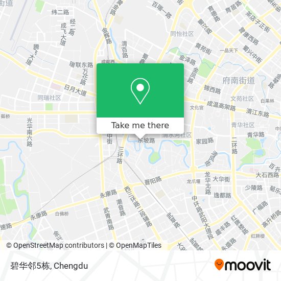 碧华邻5栋 map