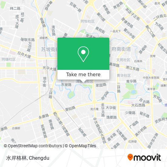 水岸格林 map
