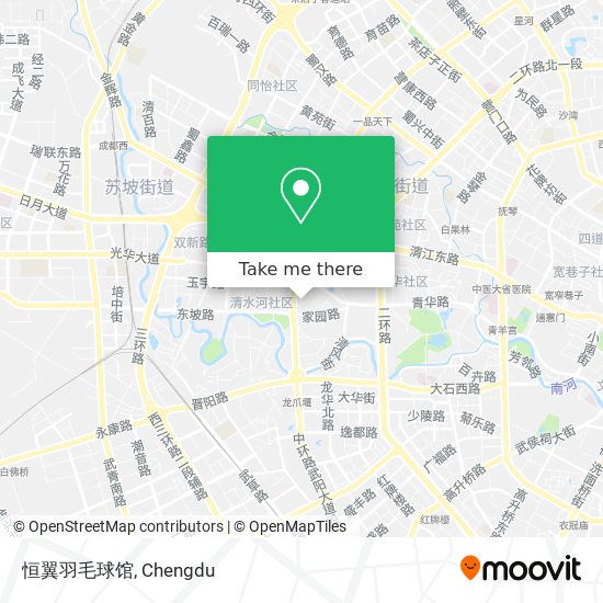 恒翼羽毛球馆 map