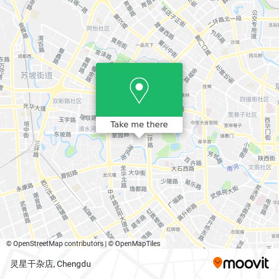 灵星干杂店 map