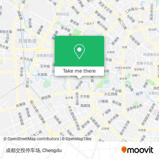 成都交投停车场 map