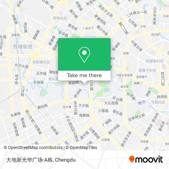 大地新光华广场-A栋 map