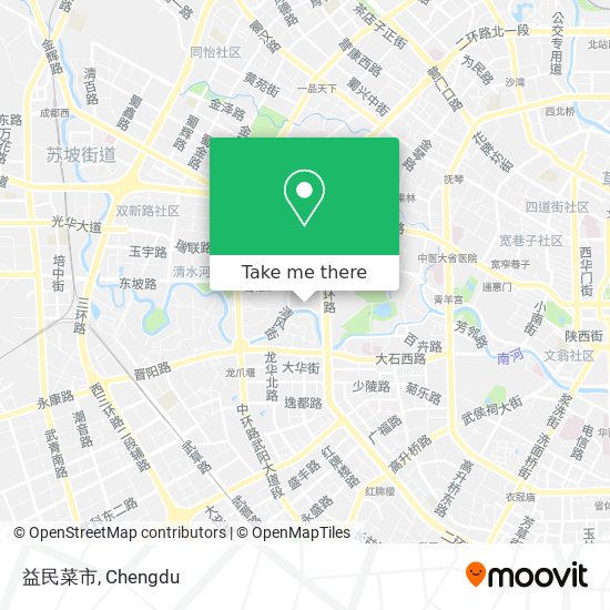益民菜市 map