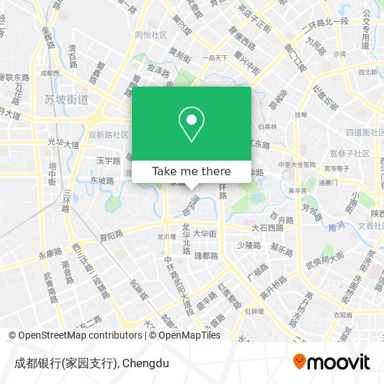 成都银行(家园支行) map