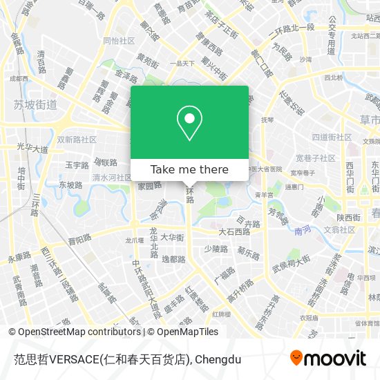 范思哲VERSACE(仁和春天百货店) map