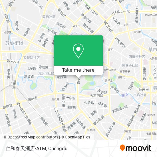 仁和春天酒店-ATM map