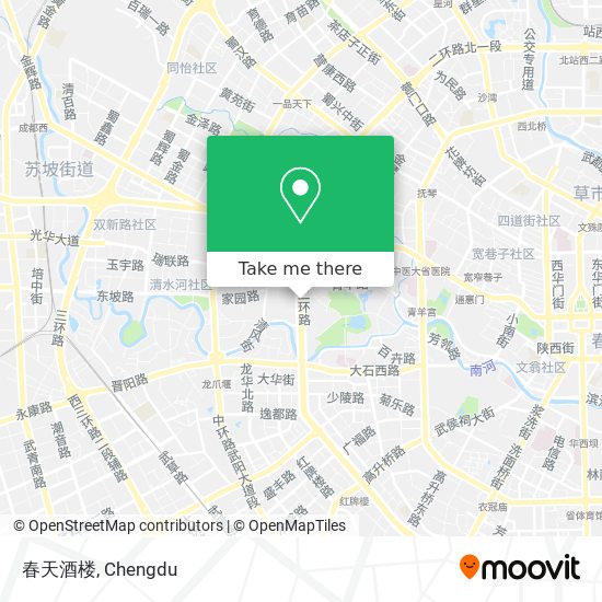 春天酒楼 map