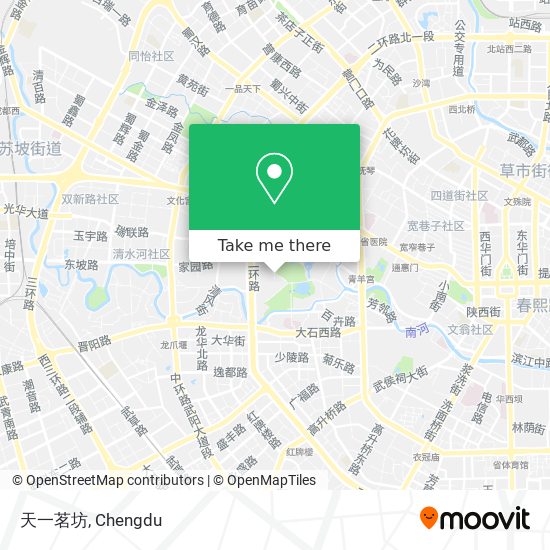 天一茗坊 map