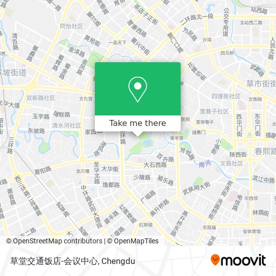 草堂交通饭店-会议中心 map