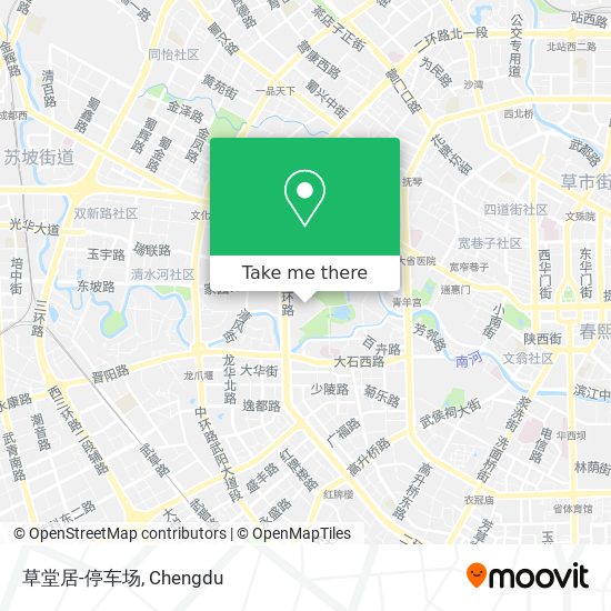 草堂居-停车场 map