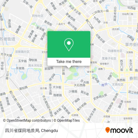 四川省煤田地质局 map