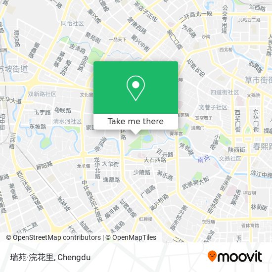 瑞苑·浣花里 map